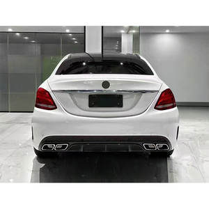 W205 pour berline <span class=keywords><strong>C350e</strong></span> C-benz C180 200 <span class=keywords><strong>2015</strong></span>-2019 pare-chocs avant phare lèvre gril embouts d'échappement 2016 jupe latérale <span class=keywords><strong>2015</strong></span> C63s W205 - Product Image 4