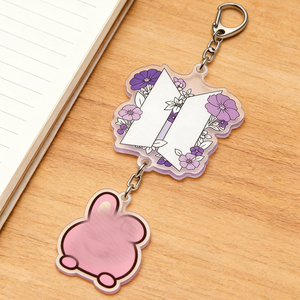 Nouveaux porte-clés de dessins animés Bangtan Boys & <span class=keywords><strong>BT21</strong></span> 2026 |   Image personnalisée, Marchandises K-Pop, Cadeaux pour fans et concerts, Breloques pour sacs - Product Image 5