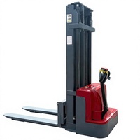 Gerbeur électrique à capacité personnalisée, batterie plomb-acide, fourches étroites, certifié CE, élévateur hydraulique pour la manutention et le stockage de panneaux solaires en environnements difficiles