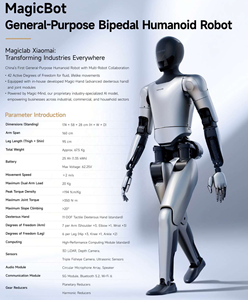 Mains de <span class=keywords><strong>robot</strong></span> métalliques à double dextérité avec intelligence artificielle intégrée, connectivité Wi-Fi, produit robotique intelligent - Product Image 2