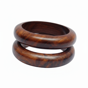 Brazaletes de madera ligeros de grado superior con pulido fino y sin bordes afilados para niñas, oficina y uso diario para exportación mundial - Product Image 1
