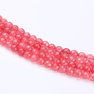 ลูกปัดหินอาเกตธรรมชาติสำหรับทำเครื่องประดับ ทรงเหลี่ยมเจียระไน สีเหลือง ขนาด 8 มม. - Product Image 5