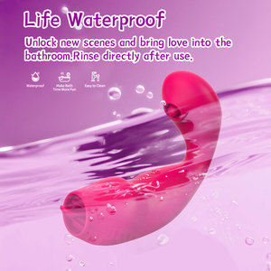 Großhandel G-Punkt APP-gesteuerter Klitoris-Stimulator 9-Frequenz-Vibration Klopf- und Leck-Dildo Masturbations-<span class=keywords><strong>Vibrator</strong></span> - Product Image 5