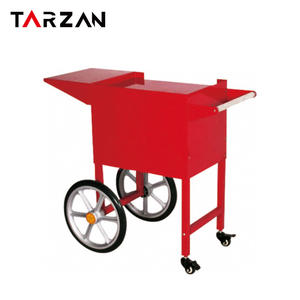 Máquina de palomitas de maíz con carrito para cine, snack bar, máquina de palomitas de maíz comercial con iluminación interna - Product Image 2