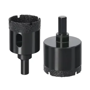 1 pièce Foret diamanté à sec 6-80mm, Scie cloche diamantée brasée pour béton, carrelage en porcelaine, céramique, pierre, verre - Product Image 1
