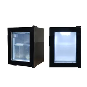 Meisda SD21 xách tay điện mini Tủ đông với máy nén thép không gỉ và cửa kính New Counter Top Popsicle hiển thị