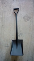 Outils à main personnalisés directement de l'usine, pelle de jardinage en métal, pelle carrée en acier 50Mn avec manche en métal