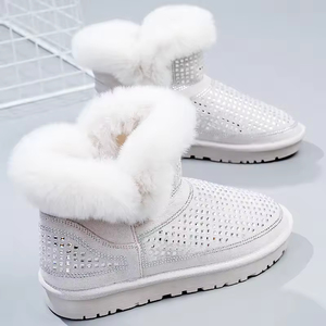 Women's 2026 Winter Snow Boots Plush Thick Upper Thermal & Hard-Wearing Casual Flat Short Cotton Boots - Product Image 2