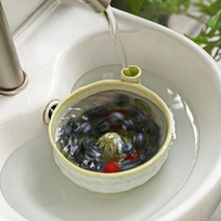 Nieuwe Aanwinst Creatieve Keramische Automatische Draaiende Fruit Schaal Fruitkom QTY Merk