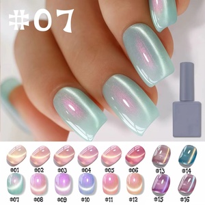 Colorful Cat Eye <b>Gel</b> <b>Nail</b> Polish 2026 Autumn and Winter Flashing All-match High-end Glass Bead <b>Nail</b> Art Supplies - Product Image 2