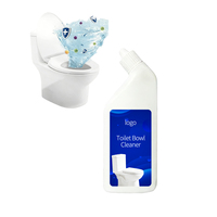 Nettoyant WC OEM à base de plantes, liquide nettoyant à faible odeur pour toilettes, élimine les taches de calcaire et les germes.
