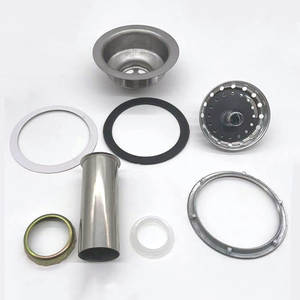 Современная <span class=keywords><strong>4</strong></span>-дюймовая полированная дренажная сетка из нержавеющей стали с сеткой для корзины, предназначенная для слива кухни и ванны - Product Image 3