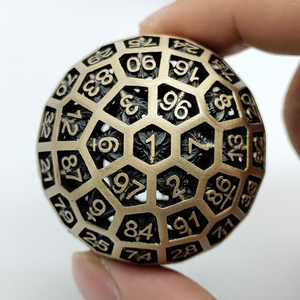 Ensemble <span class=keywords><strong>de</strong></span> dés polyédriques D100 pour Dungeons and <span class=keywords><strong>Dragons</strong></span>, en alliage <span class=keywords><strong>de</strong></span> zinc creux, accessoires <span class=keywords><strong>de</strong></span> jeux <span class=keywords><strong>de</strong></span> table pour jeux <span class=keywords><strong>de</strong></span> rôle - Product Image 1