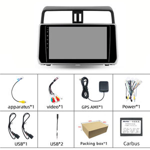 CarPlay เครื่องเล่นวิดีโอแอนดรอยด์9นิ้วระบบนำทาง<span class=keywords><strong>2</strong></span> + 32GB WIFI DSP สำหรับ Toyota Land Cruiser Prado 150 2018 - Product Image 2