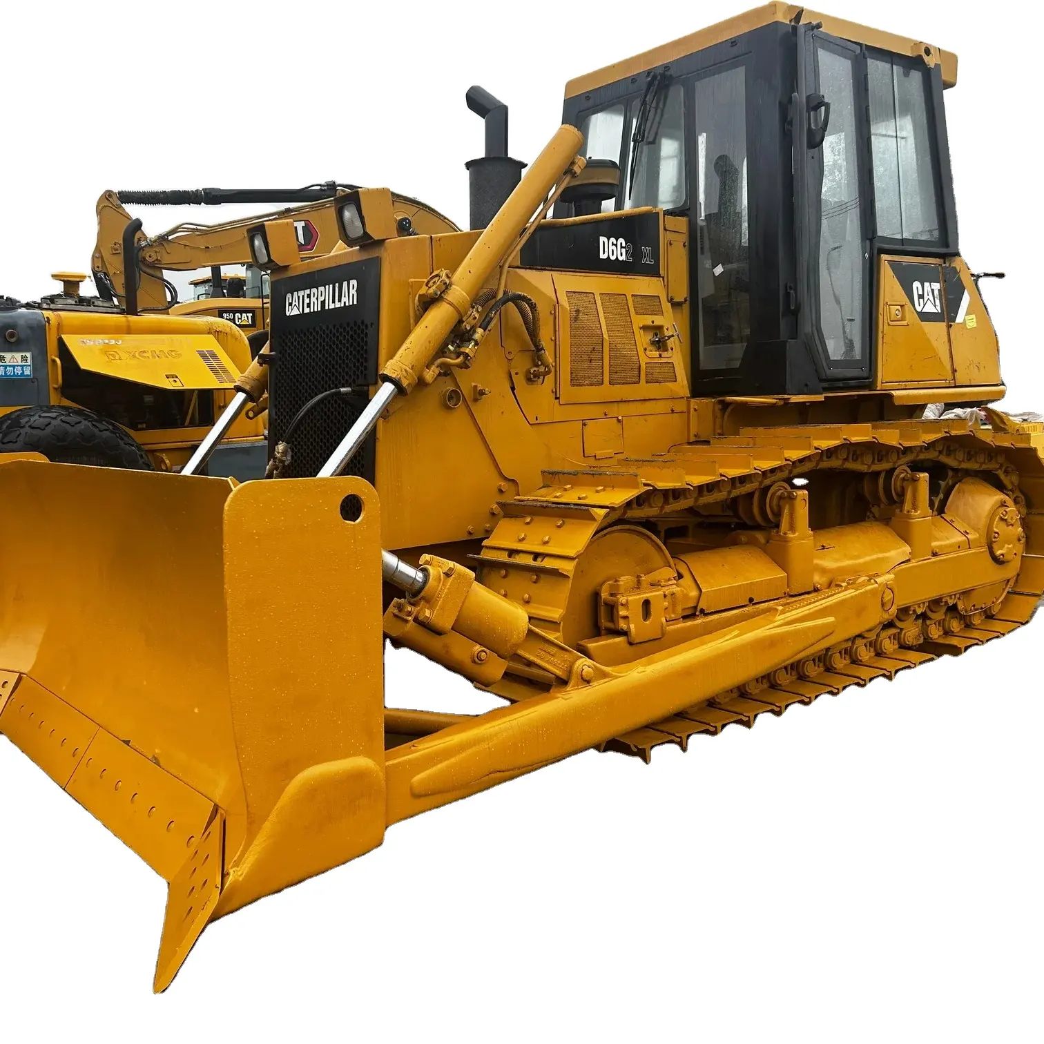 Xe ủi đất phía trước máy kéo sử dụng ban đầu Cat Crawler Xe ủi đất thứ hai tay catpillar d6g Xe ủi đất