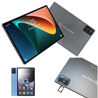 Tablet PC Hiburan dan Gaming Easytach 10.1 inci, Prosesor Octa Core, 16GB+512GB/1TB, Android 14, WiFi 5G, Dual SIM 4G, Keyboard, dan Pena