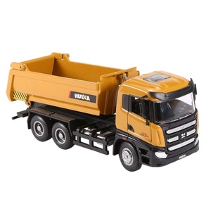 SJY-1718 1:50 Alloy Metal Die-cast Simulation Engineering Vehicle Dump Truck Static Construction Vehicle Van <b>Toy</b> <b>Car</b> 1/50 - Product Image 1