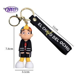Anime <span class=keywords><strong>El</strong></span> <span class=keywords><strong>Chavo</strong></span> <span class=keywords><strong>Del</strong></span> Ocho llavero de dibujos animados niño muñeca colgante llavero bolsa coche llavero llaveros joyería divertida regalo de amigos - Product Image 6