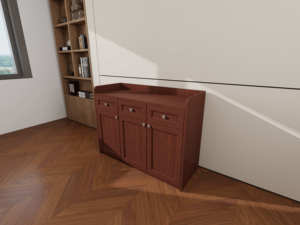 Armário lateral da mesa de chá todo em alumínio na moda-anti-corrosão, ecológico e fácil de limpar - Product Image 4