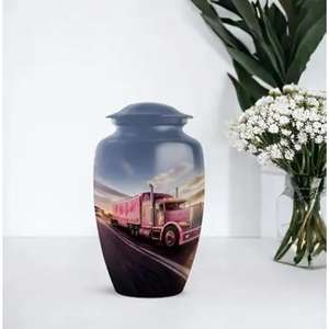 Nouvelle urne de crémation pour adultes et urnes funéraires pour cendres Urne de crémation commémorative pour adultes en émail de haute qualité - Product Image 4