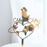 Cake Topper Machen Sie einen Vorschlag Acryl Valentinstag Jubiläums kuchen dekoriert Hochzeit Liebe Geständnis