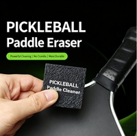 Gomme Nettoyante Professionnelle pour Raquettes de Pickleball en Caoutchouc Naturel et Fibre de Carbone, avec Logo Personnalisé OEM, pour l'Élimination des Résidus de Balle - Vente en Gros