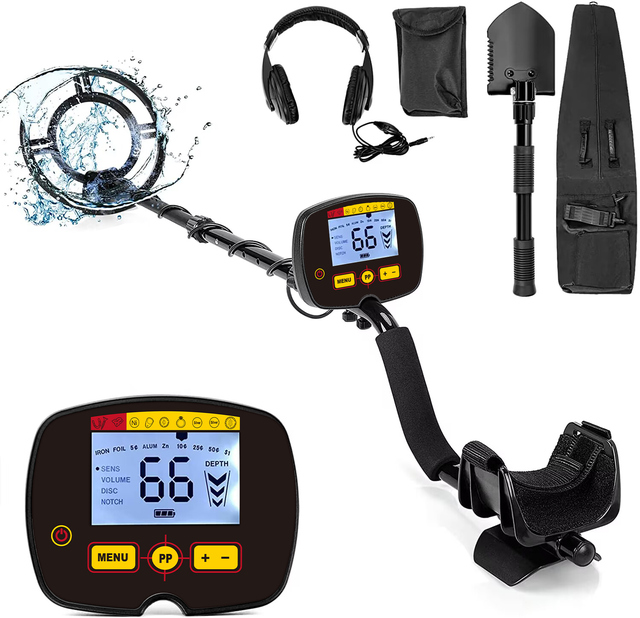 Waterproof Upgraded Underground Treasure Metal Detector GC-1071 Professional Underground Gold Metal Detector Pinpointer