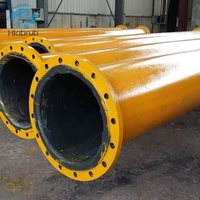 Tuyau en polyuréthane ultra résistant à l'usure doublé d'acier avec caoutchouc anti-corrosion et revêtement en PTFE pour systèmes de transport industriel