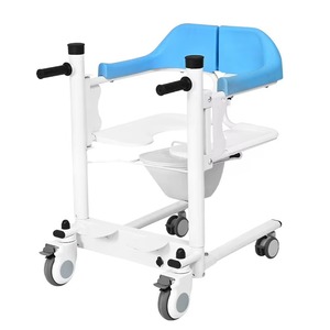 Easy to Move From Bed to Chair Patients Used Medical Transfer Adjustable Height Chair with Wheels - Product Image 1