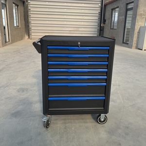 Meistverkaufter 7-Schubladen Schwerlast-Stahl Werkstatt-Garagenwerkzeugwagen Aufbewahrungswerkzeugschrank Trolley - Product Image 2
