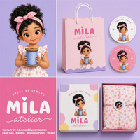 Sacs shopping en papier rose mat de luxe personnalisés avec logo, MOQ-100, avec papier de soie pour emballages cadeaux, vêtements, chaussures, cosmétiques