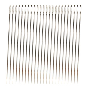 Agujas de coser de ojo grande Agujas afiladas tejidas a mano de acero inoxidable para confección Artesanía Componentes de joyería Decoración - Product Image 2
