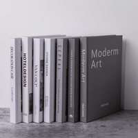 Best-seller OEM Livre de décoration personnalisé de luxe moderne et léger Livre de décoration couverture rigide page couleur