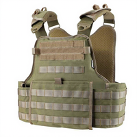 Gilet tactique OEM découpé au laser sur mesure, à dégagement rapide, avec système MOLLE, pochette pour chargeur, réglable, fabriqué en usine
