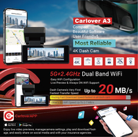 OEM/ODM Kamera Dasbor Tersembunyi 4K Lensa Ganda GPS 2 Kanal 5G WiFi dengan Perekaman Berulang, Penglihatan Malam Super & Monitor Parkir
