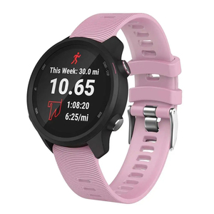 Bracelet 20mm pour Garmin Forerunner 245/645 <span class=keywords><strong>Vivoactive</strong></span> 3 Bracelet en silicone souple pour <span class=keywords><strong>Samsung</strong></span> Galaxy Watch 6 5 <span class=keywords><strong>4</strong></span> Bracelet de montre de sport - Product Image 4