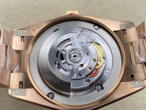 Montre mécanique étanche de qualité supérieure 41 mm, usine PPM, acier 904L, mouvement 3255, 228238 or rose 208g, montre verte Président - Product Image 5