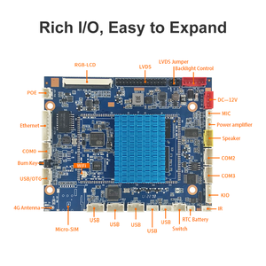 라이온트론 SBC 마더 보드 안드로이드 10.0 개발 스마트 러닝 머신 지원 LVDS RGB MIPI 4G LTE 용 임베디드 보드 - Product Image 6