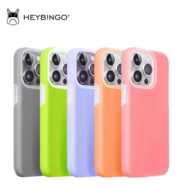 Colorful Candy Liquid Silicone Phone Case for iPhone 16 15 14 13 12 11 Shockproof Soft Touch Feel Cover