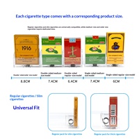 Présentoir de cigarettes pour supermarché et magasin de proximité, avec mécanisme de poussée automatique et de glissement, double face, en plastique léger