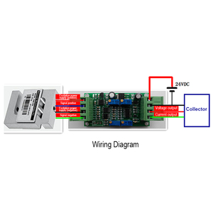JY-S65 DC12-24V Load cell Transmitter khuếch đại mô-đun 0-5V 4-20mA hiện tại và điện áp Transmitter Force đo lường Load cell - Product Image 4