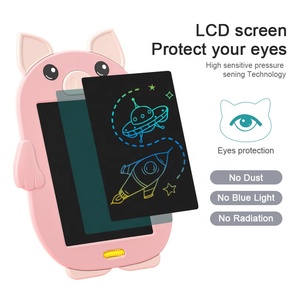 Leuke Piggy Cartoon Lcd Schrijfbord Kinderen 8.5 Inch Sketchpad Lcd Tekening Tablet Lcd Schrijftablet - Product Image 3
