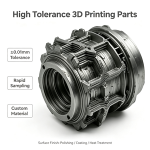 AS9100 Certified Titanium Alloy SLM 3D Printed Integrated Threaded Shell for Aerospace Fluid Systems - Product Image 1