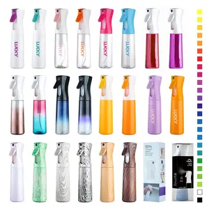 Pulverizador de niebla fina, botella de espray reutilizable de 10oz, gatillo de boquilla de color continuo, 200ML, 300ML, gran oferta