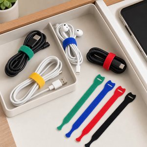 Cinta Autoadhesiva Ecológica Resistente al Calor de 12 mm, de Poliéster/Nailon, Colorida, Longitud Personalizable, Autoblocante, Directo de Fábrica - Product Image 1