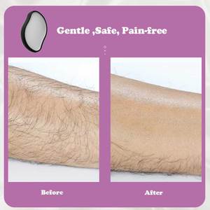 Elimina las herramientas para el cabello Depilación Piedra Oem Logo Piel suave Seguro Depilador de cristal para el cuerpo Mano Pierna Área del bikini - Product Image 3