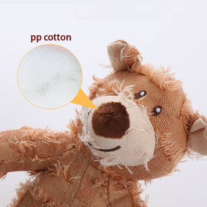 Интерактивная пищащая плюшевая игрушка для собак OEM/ODM, для прорезывания зубов, из хлопка, с возможностью нанесения логотипа и выбора цвета - Product Image 4