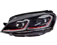 WELIFTRICH Faros Delanteros LED de Alta Calidad 6000K 8000 Lúmenes 12V 70W para Golf 7 Mk7 2013-2016 Plug and Play 1 Año de Garantía