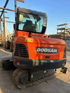 Mini-excavatrice hydraulique d'occasion Doosan DX55 de 5 tonnes d'origine coréenne avec moteur, pompe PLC et engrenages à haute puissance de creusement - Product Image 6