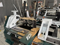 Certificado CE para carpintería AR1020 1530, software automático de AutoCAD, sistema de Control de pantalla LCD, torno de madera CNC de alimentación automática